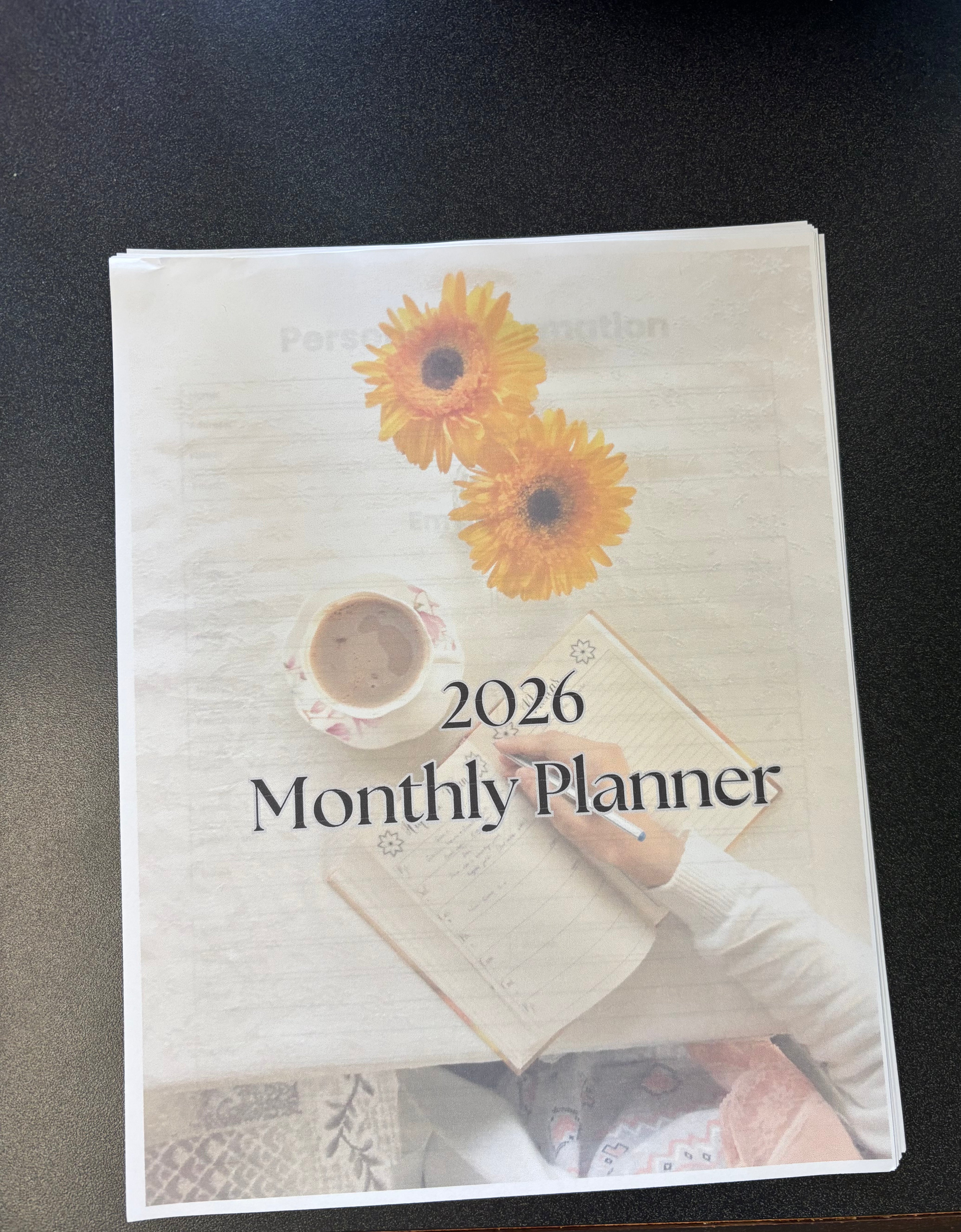 Monthly planner
