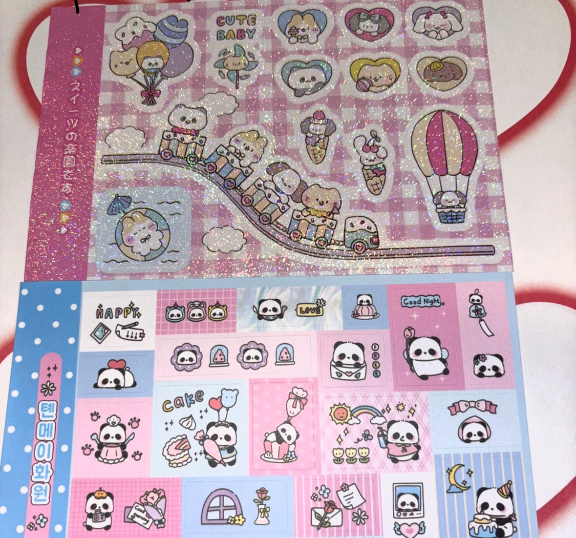 Random sticker sheet