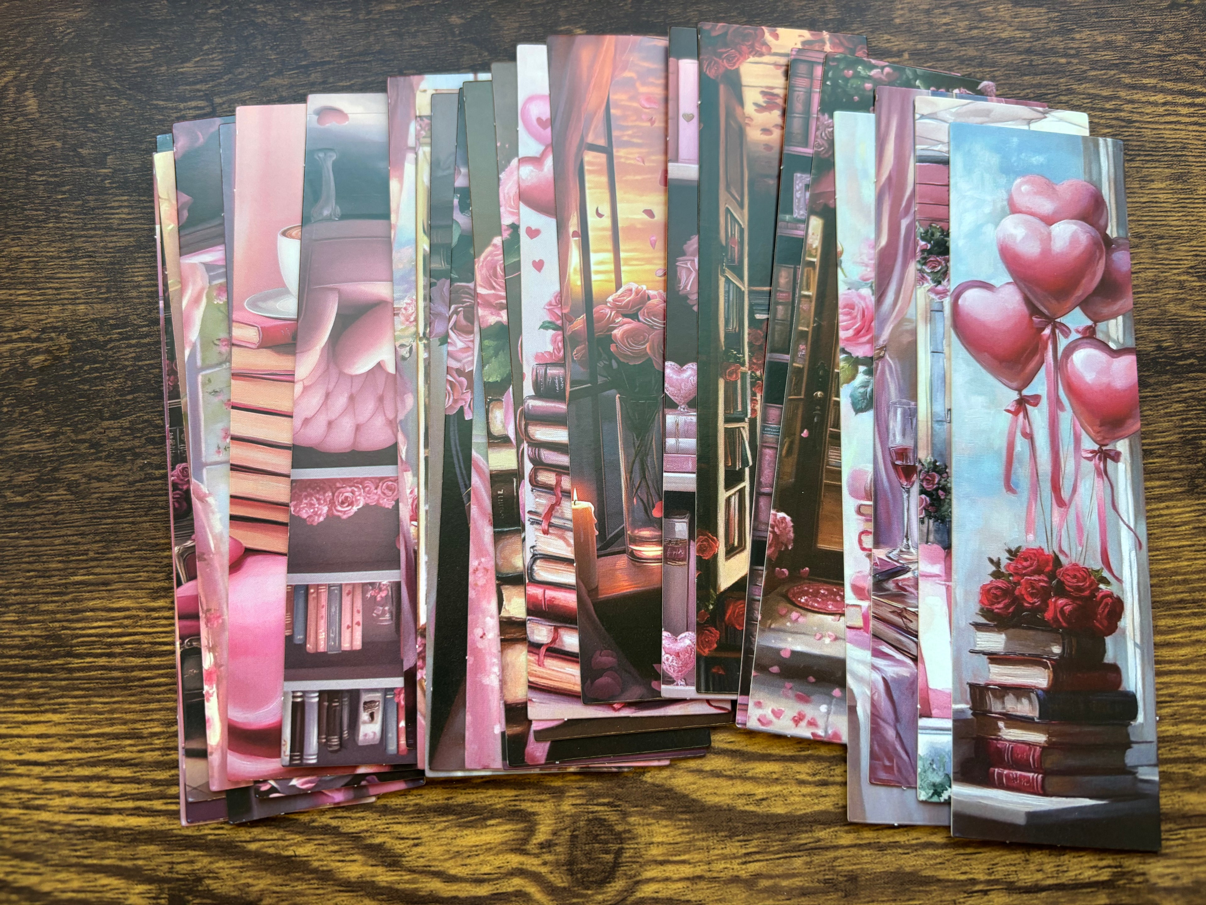 Hearts galore bookmarks