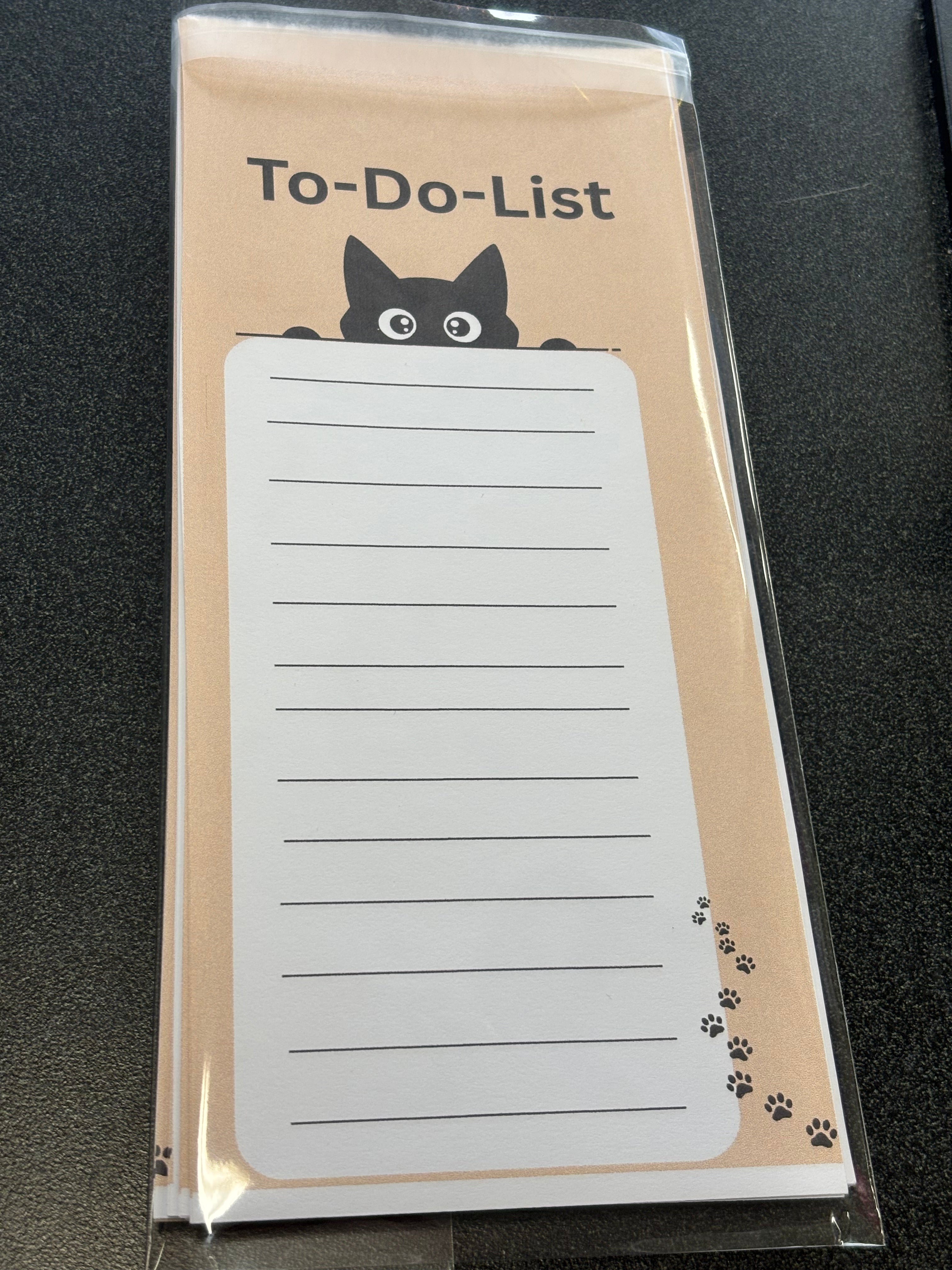 Sneaky cat to-do-list