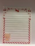 Cherry love notepad