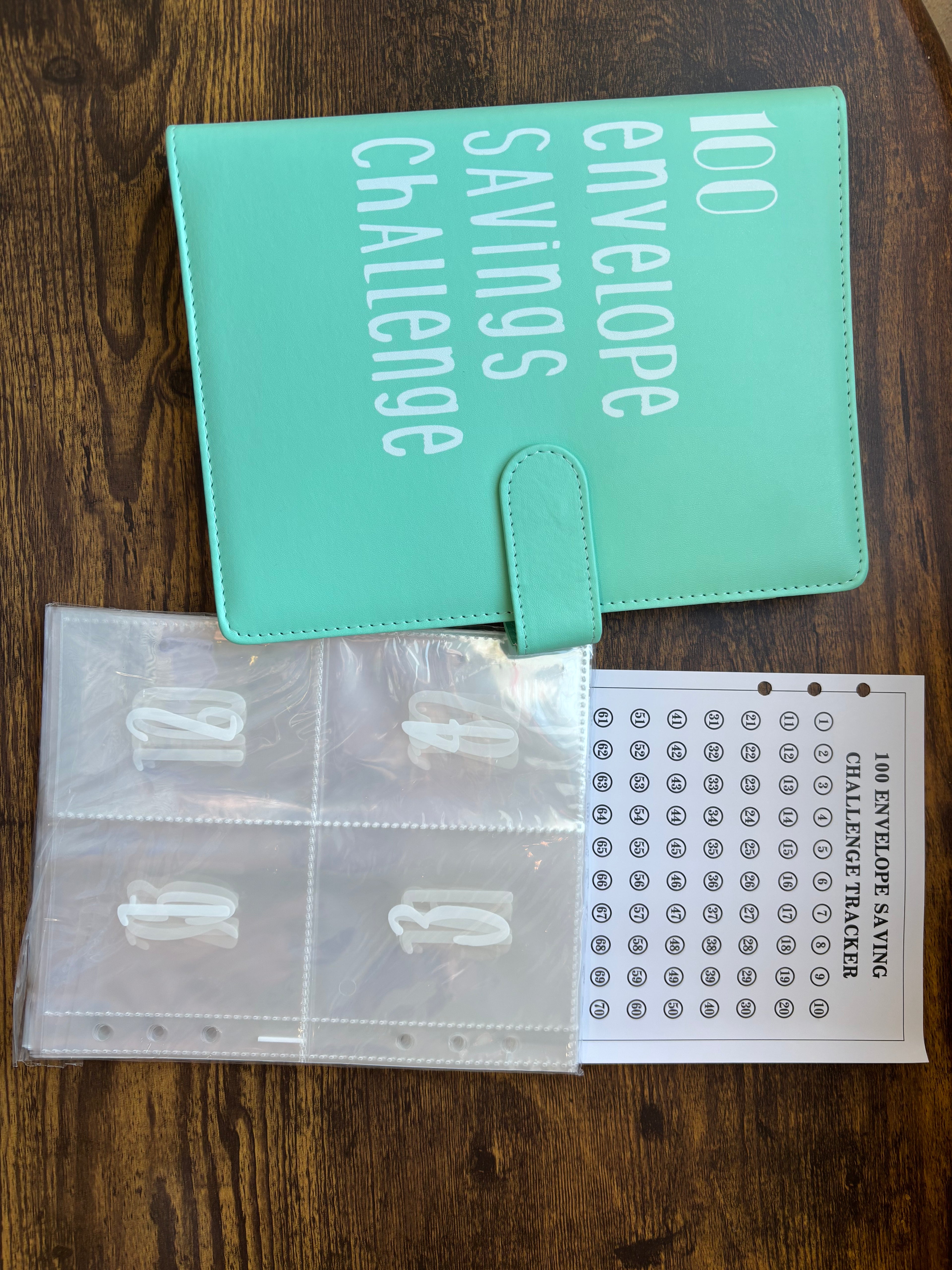 100 day challenge savings book